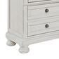 Ashley Robbinsdale King Storage Bed and Two Nightstands in Antique White, , large
