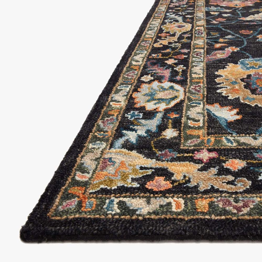 Loloi Padma PMA-01 2&#39;6&quot; x 9&#39;9&quot; Black Runner, , large