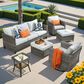 HOMLUX 6-Piece Patio Conversation Set in Grey, , large