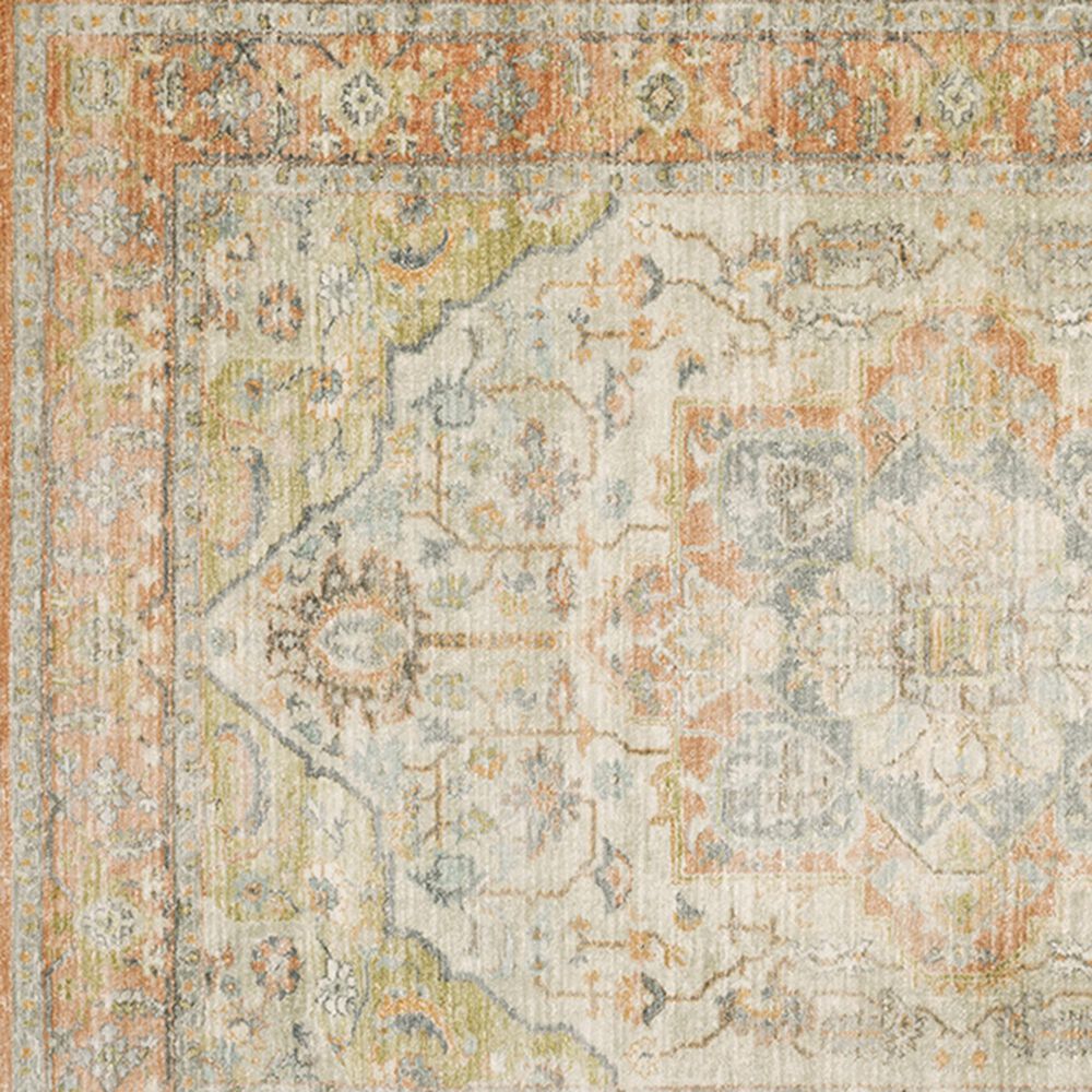 Oriental Weavers Savoy Atchison 28101 2&#39; x 8&#39; Orange Scatter Rug, , large