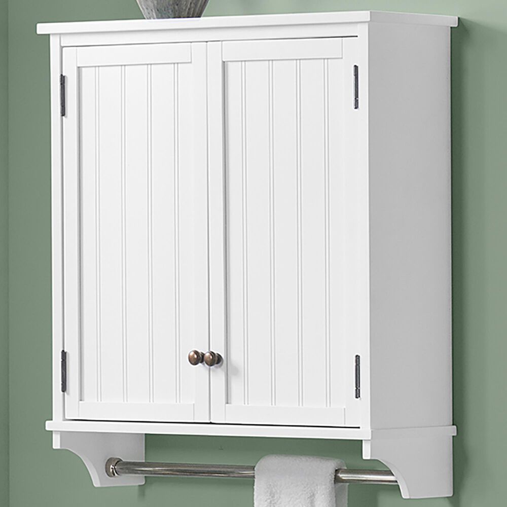 Timberlake Dover 29&quot; Wall Bathroom Storage Cabinet in White, , large