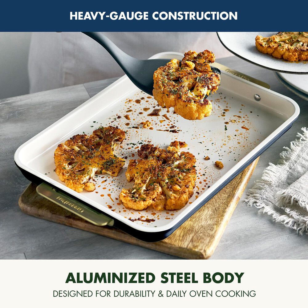 Green Pan Reserve Bakeware 13" x 9" Quarter Sheet Pan in Oxford Blue, , large