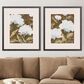Paragon 30" x 26" Blooms in Chocolate Wall Art in Brown (Set of 2), , large