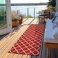 Dalyn Rug Company York 2"3" x 12" Red Indoor/Outdoor Runner, , large