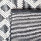 Safavieh Natura NAT479A 8" x 10" Ivory and Black Area Rug, , large