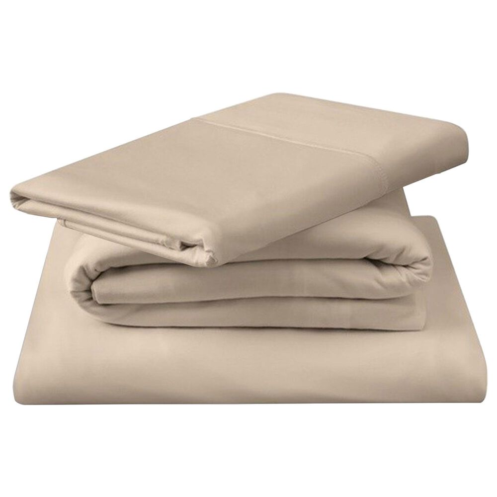 Tempur-Pedic Breeze 3-Piece Twin Cooling Sheet Set in Sandstone, , large