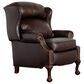 Bradington-Young All Leather Recliner in Brown, , large