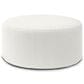 Jaxx Candler Boucle Fabric Ottoman in White, , large