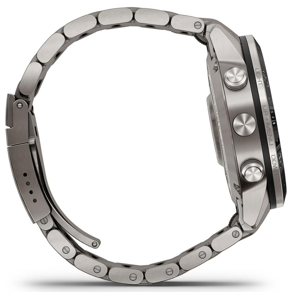 Garmin MARQ 2 Aviator AMOLED Smartwatch Grade 5 Titanium Bezel Case in Silver and Black, , large