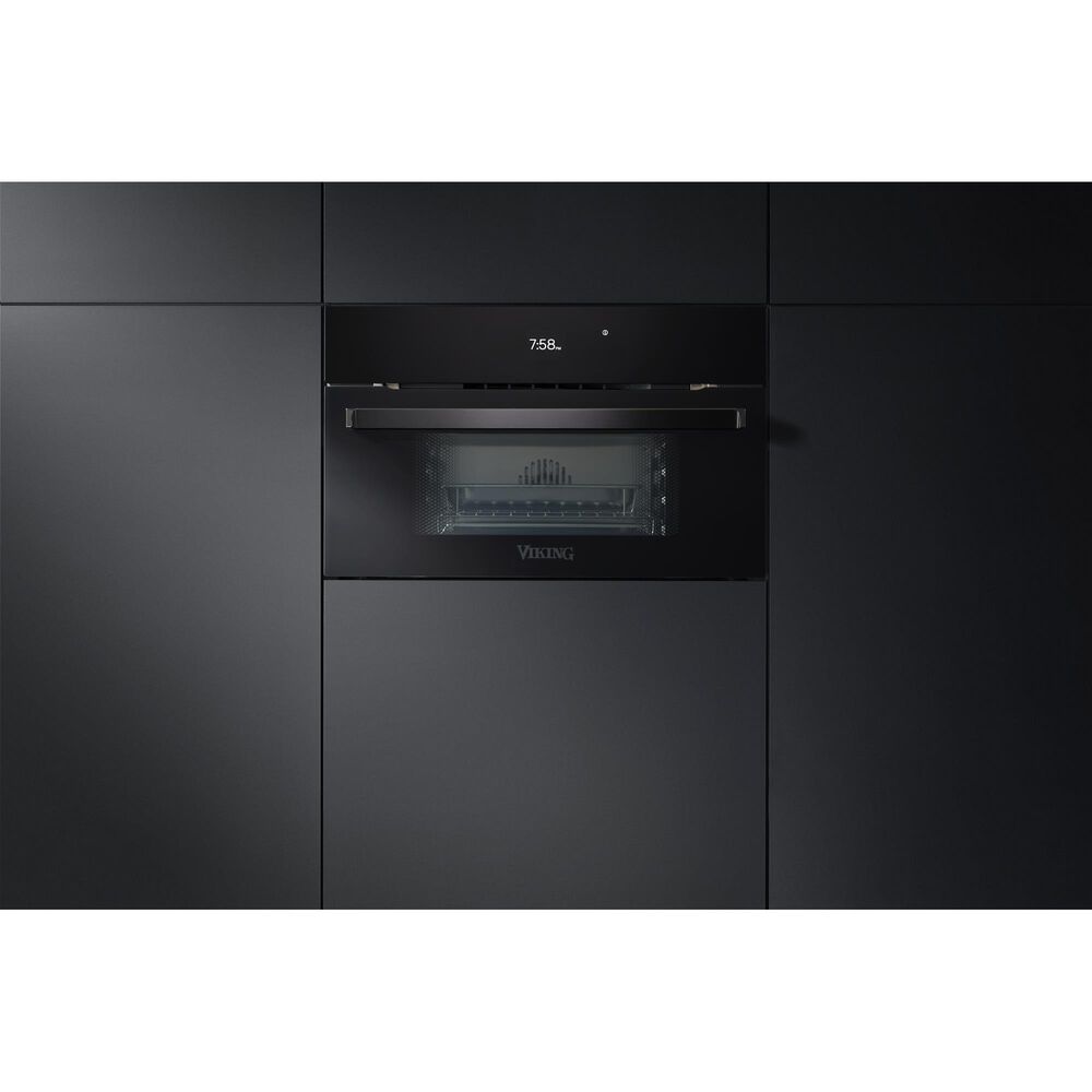 Viking Range RVL 30" Steam Convection Oven in Black Glass, , large
