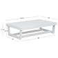 Linon Home Decor Silbury Cocktail Table in White, , large
