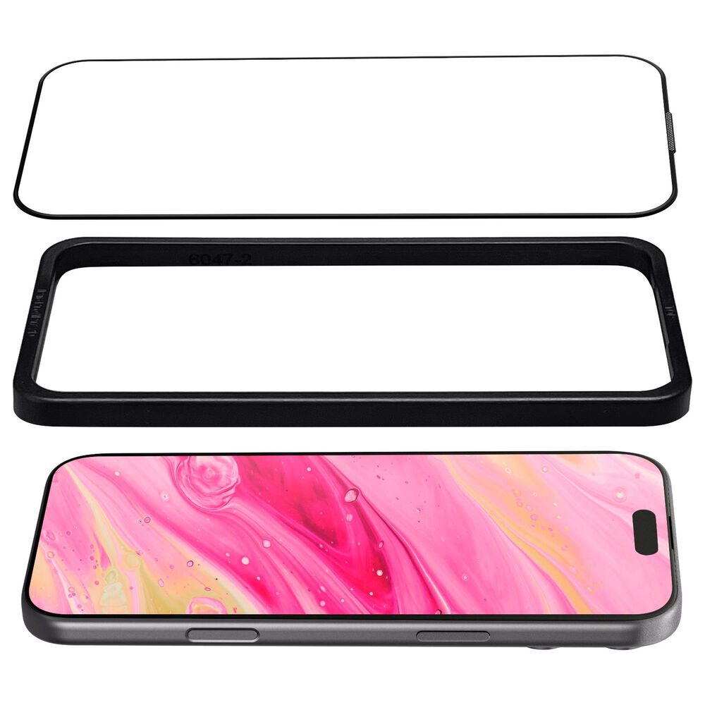 LAUT Crystal Fluro Case, Prime Glass Screen Protector and Charging Cable Bundle for iPhone 18 Pro Max in Clear, , large