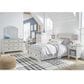 Ashley Robbinsdale 4-Piece Twin Storage Bedroom Set in Antique White, , large