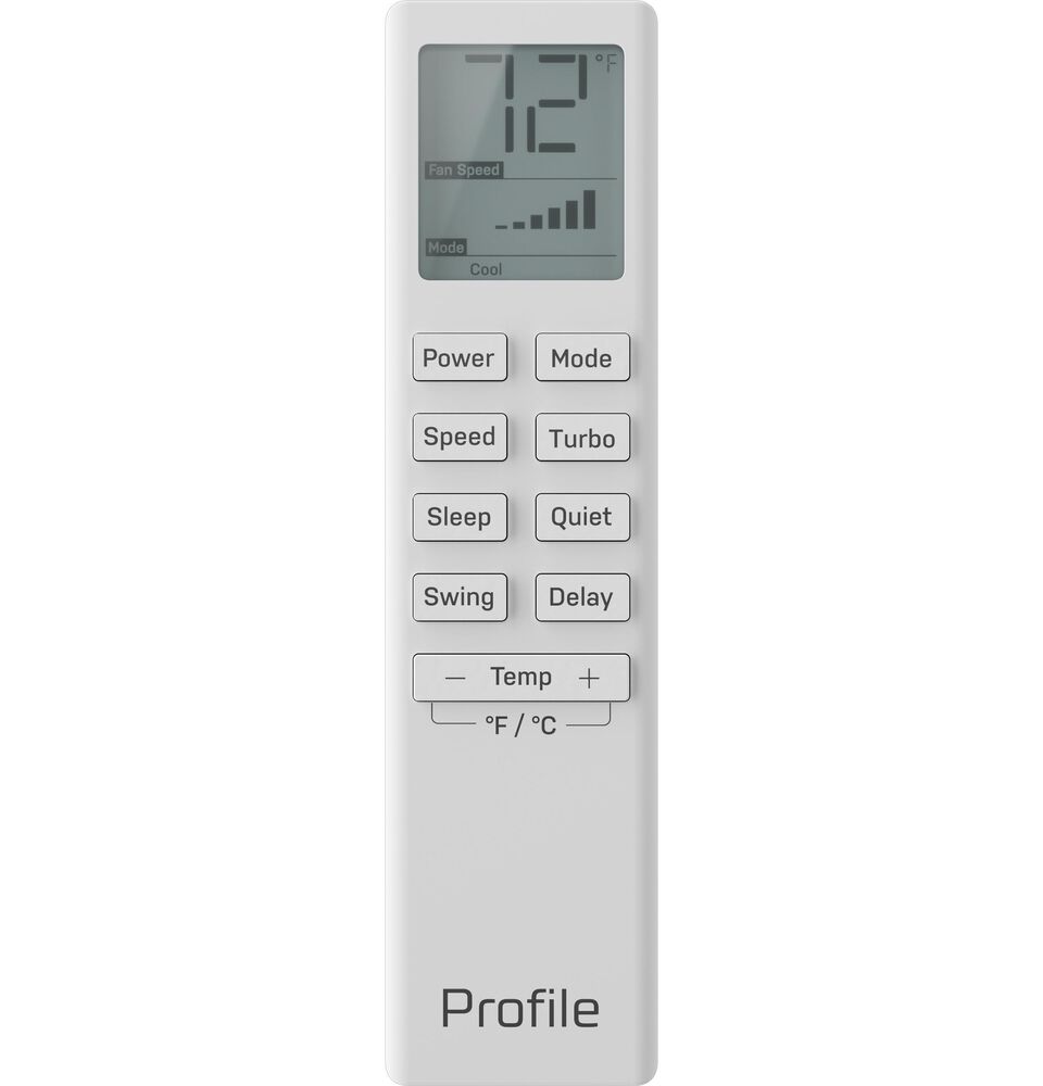 GE Profile 10,000 BTU Portable Air Conditioner with Dehumidifier and Remote in White, , large