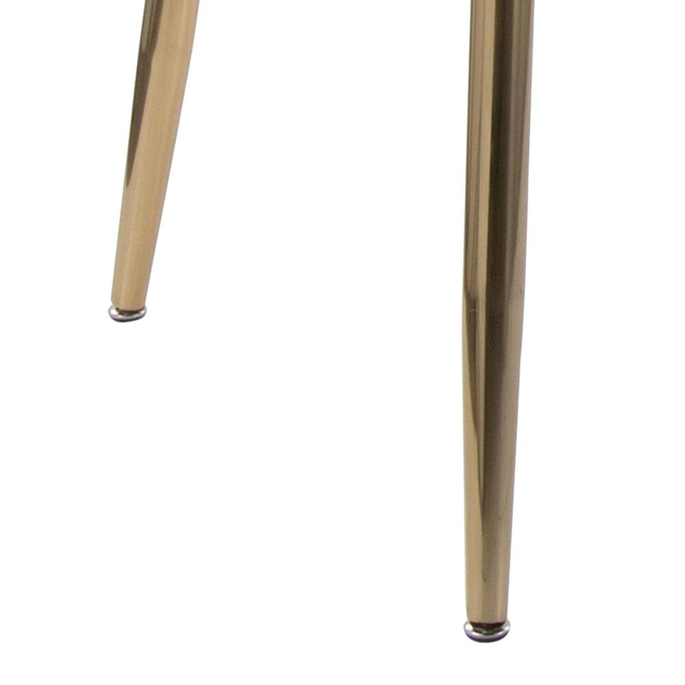 LumiSource Clara Dining Table in Gold and Clear - Table Only, , large