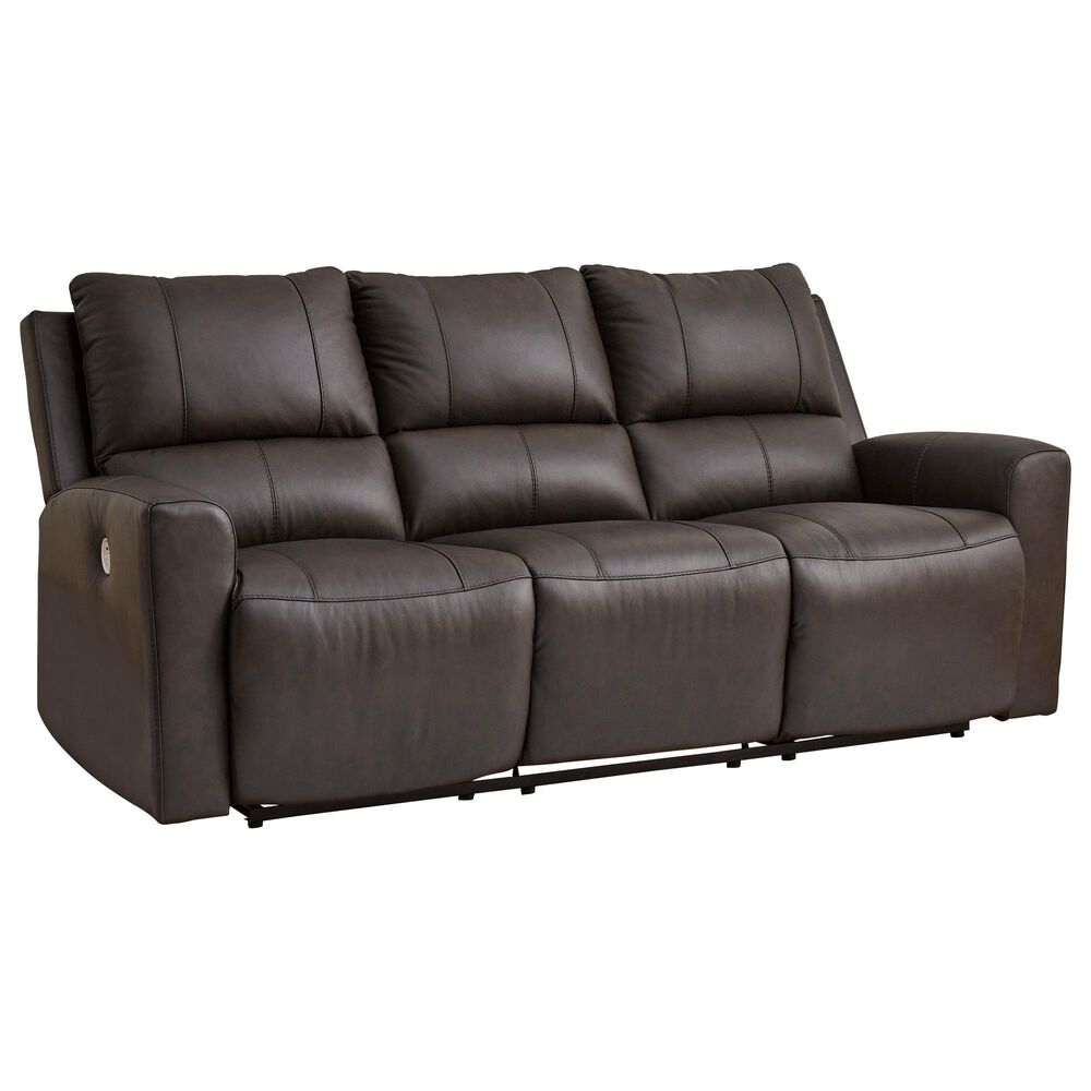 Ashley Boxmere Power Recliner Sofa in Storm, , large