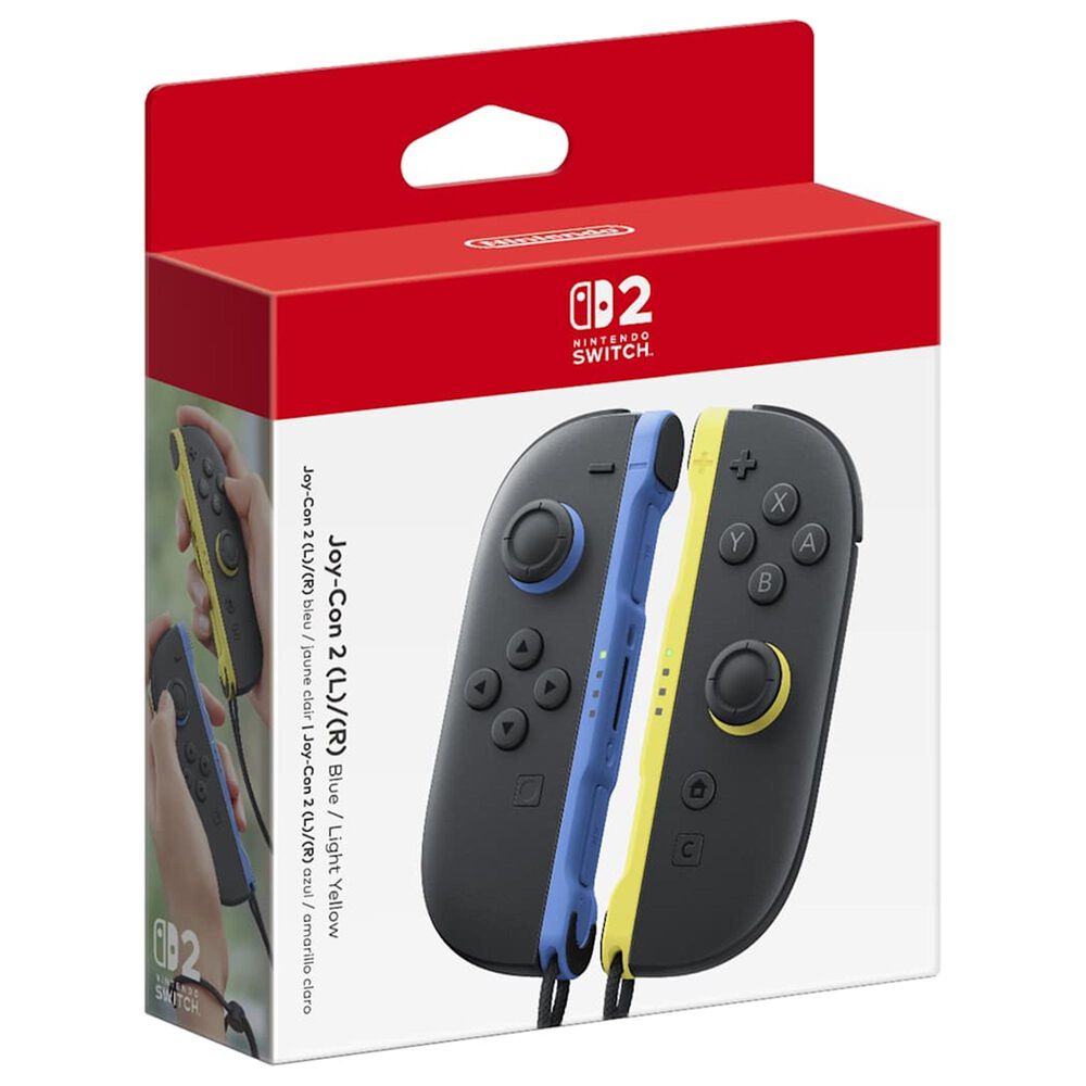 Nintendo Joy-Con 2 Controller in Blue and Light Yellow, , large