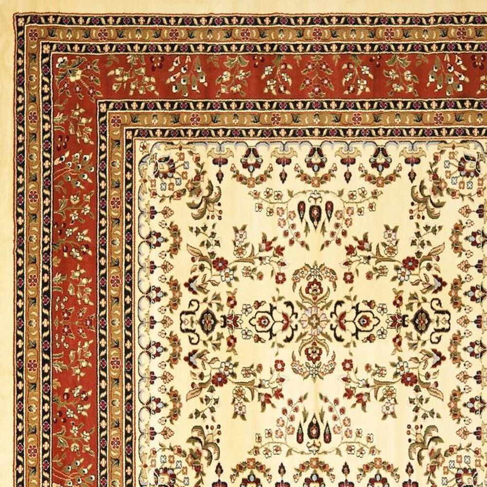 Safavieh Lyndhurst LNH331 2&#39;3&quot; x 6&#39; Ivory and Rust Runner, , large