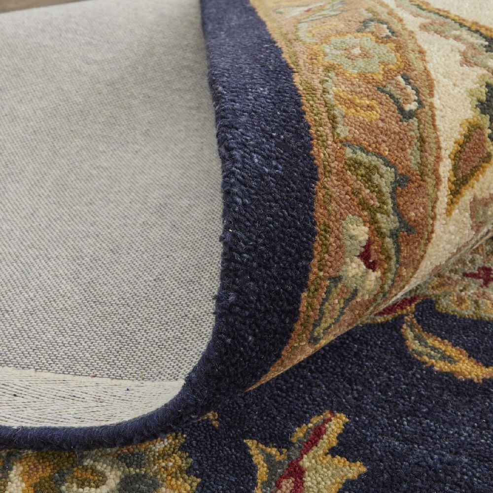 Feizy Rugs Wagner Navy and Beige 5&#39; x 8&#39; Area Rug, , large