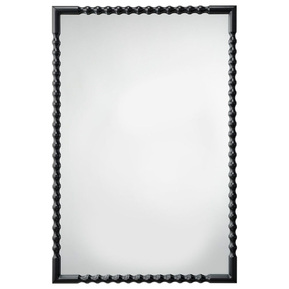 Splendor Living Montclair Rectangle Wall Mirror in Black, , large