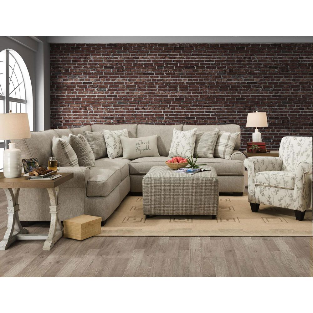 Henderson Bryant 2-Piece Stationary Sectional in Celedon Raffia, , large