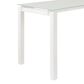 Ashley Baraga 61" L-Desk with Glass Top in White, , large