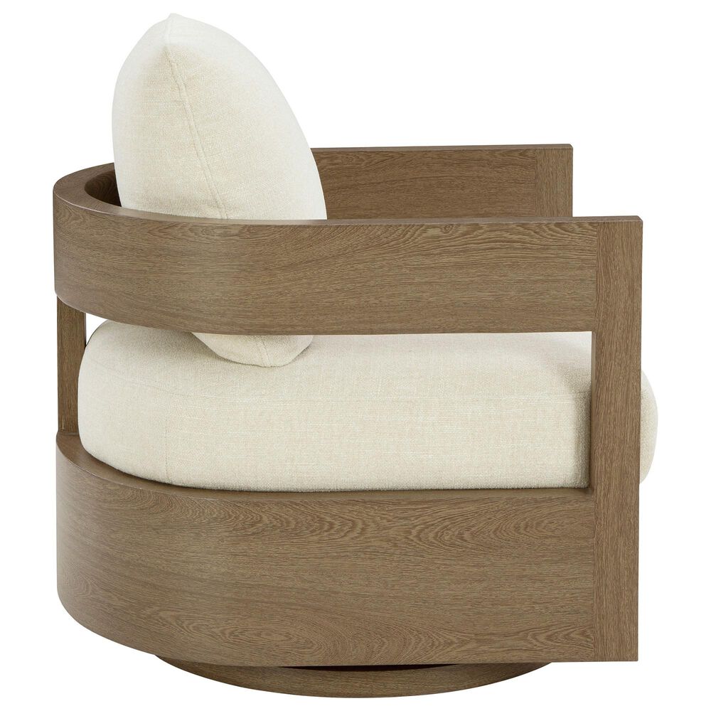 Ashley Serene Bay Swivel Glider Chair in White, , large