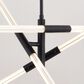 Vaxcel Avalon 3-Light Pendant in Matte Black, , large