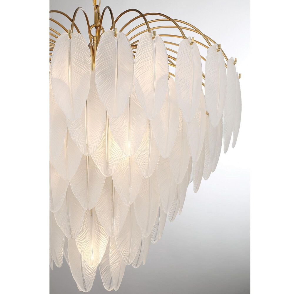 Savoy House Boa 9 Light Chandelier in Warm Brass, , large