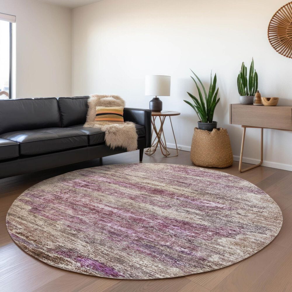 Dalyn Rug Company Nouveau NV4 8&#39; Round Blush Indoor/Outdoor Area Rug, , large