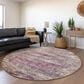 Dalyn Rug Company Nouveau NV4 8" Round Blush Indoor/Outdoor Area Rug, , large