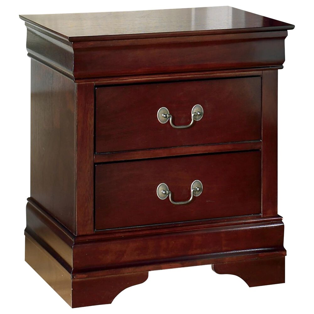 Ashley Alisdair 2-Drawer Nightstand in Reddish Brown, , large