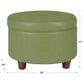 Kinfine Large Storage Ottoman in Green, , large