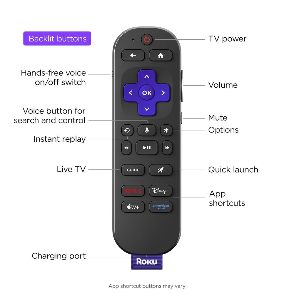 Roku 55&quot; Class Pro Series Mini-LED QLED 4K in Black - Smart TV, , large