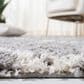Safavieh Venus Shag VNS682J 6"7" Square Grey and Ivory Area Rug, , large