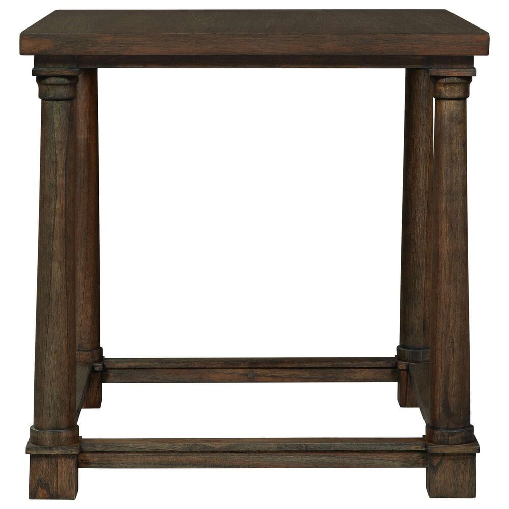 Hekman Linwood Square End Table in Brown, , large