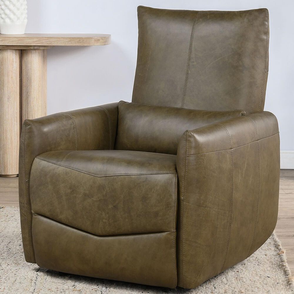 Classic Home Thaya Power Recliner Chair in Earth Brown, , large