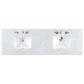 James Martin Vanities Brookfield 72" Double Bathroom Vanity in Country Oak with 3 cm Carrara White Marble Top and Rectangle Sink, , large