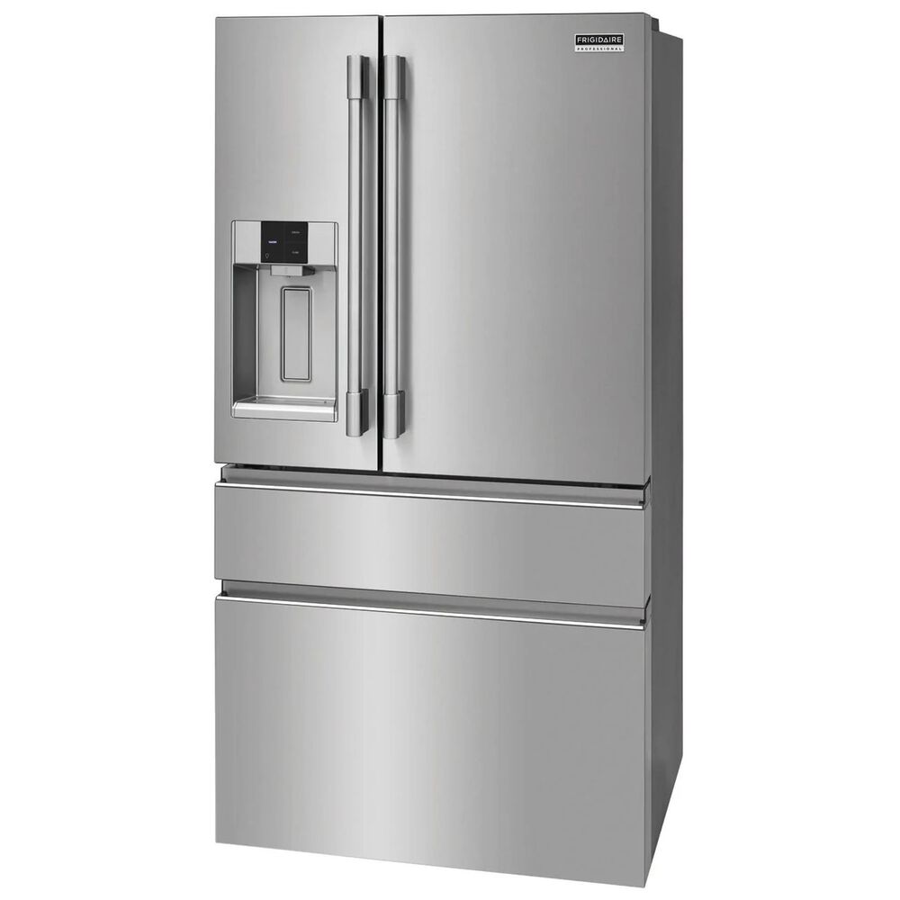 Frigidaire Professional 21.4 Cu. Ft. Counter-Depth 4-Door French Door Refrigerator in Stainless Steel, , large