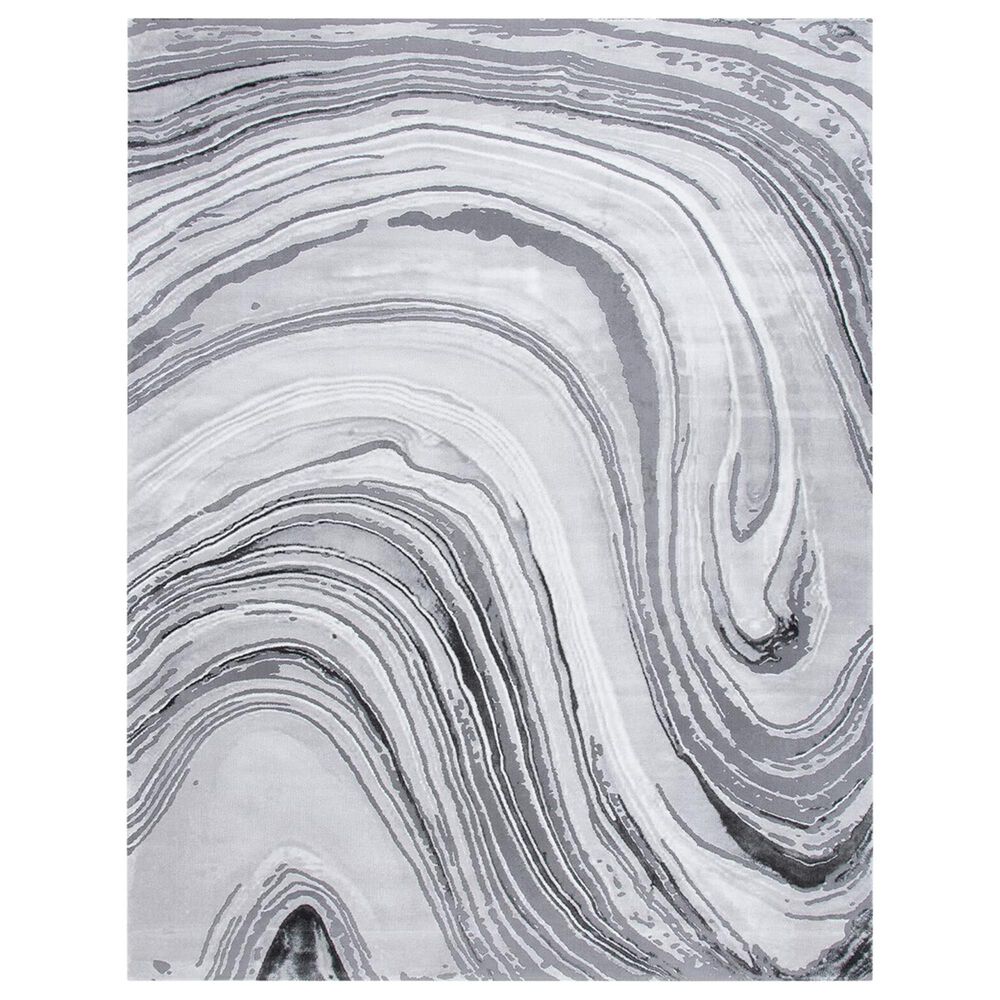 Safavieh Craft CFT845F 8" x 10" Light Grey and Grey Area Rug, , large