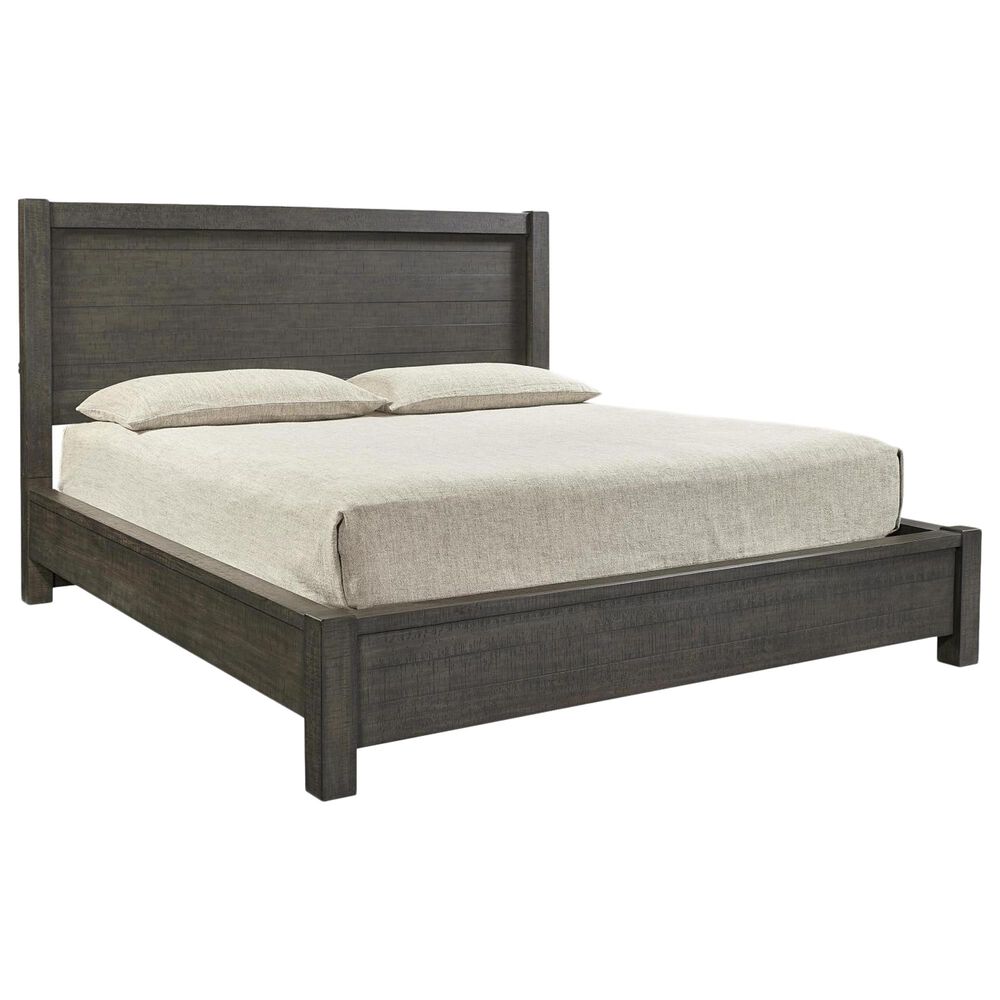 Riva Ridge Mill Creek 5 Piece Queen Low Profile Bed Set with 2-Drawer Nightstand in Carob, , large