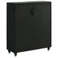 Pacific Landing Lorient Queen 5 Piece Set in Black with Fireplace, , large