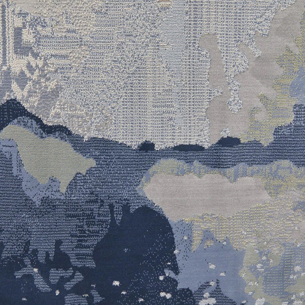 Feizy Clio 2&#39;9&quot; x 7&#39;10&quot; Blue and Beige Runner, , large