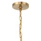Creative Coop Constance 4-Light Candelabra Chandelier in Brushed Gold, , large