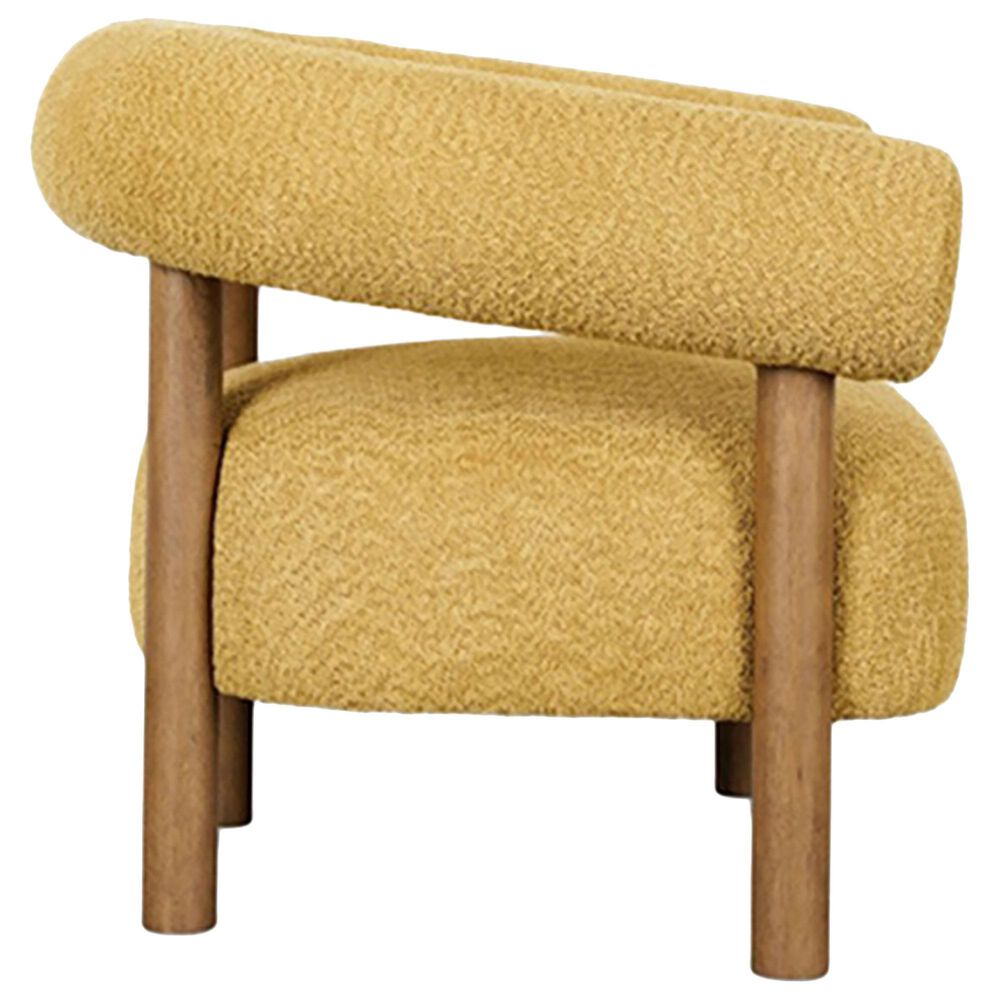 Classic Home Bolton Accent Chair in Yellow, , large