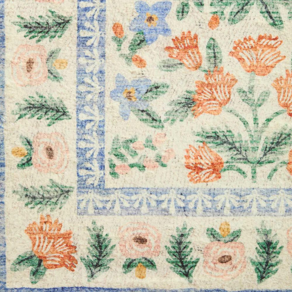 Rifle Paper Co Eden Mughal Garden 2&#39;6&quot; x 9&#39;6&quot; Cream Runner, , large
