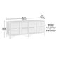 Sauder Boulevard Cafe Credenza in Vintage Oak and Black, , large