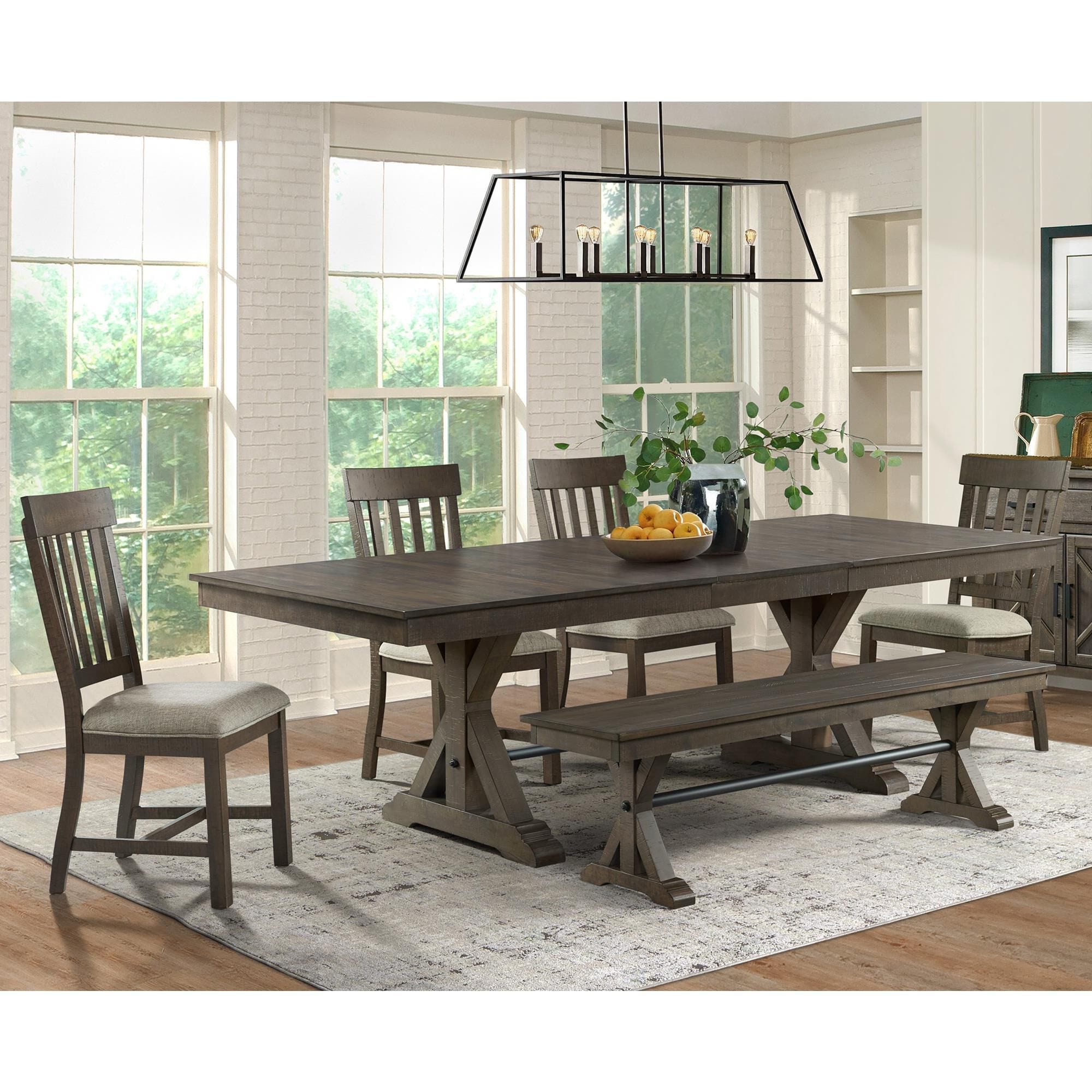 Hawthorne Furniture Sullivan 6 Piece Dining Set in Burnished Clay