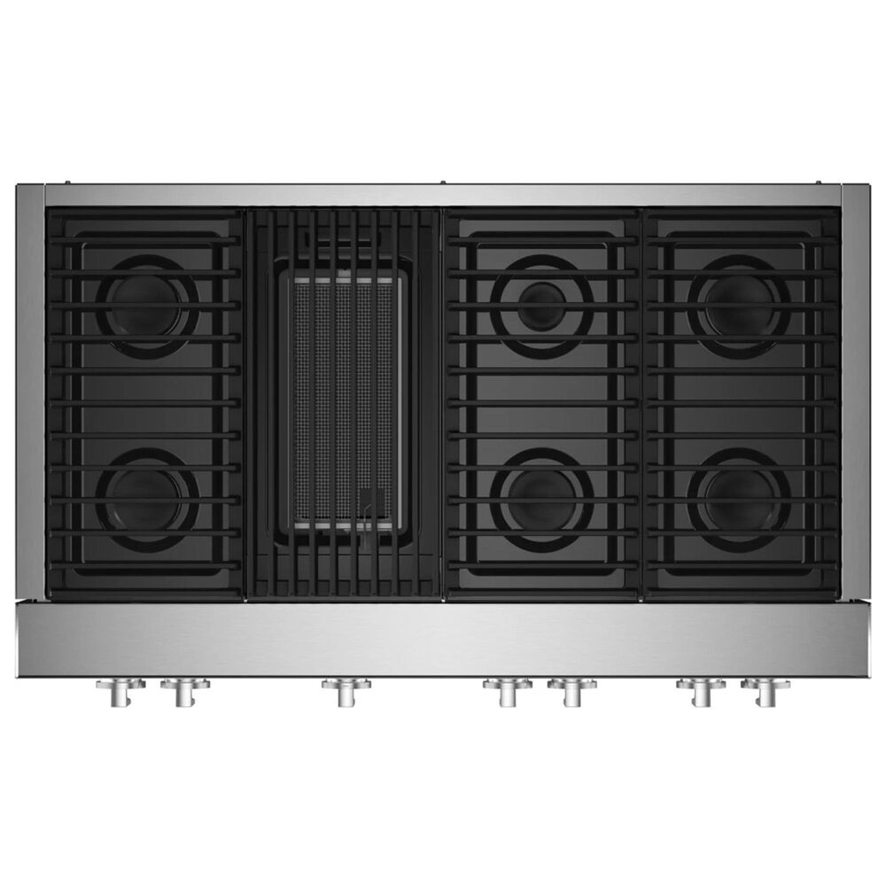 JennAir 48" Noir Professional Gas Rangetop in Stainless Steel Nebraska Furniture Mart