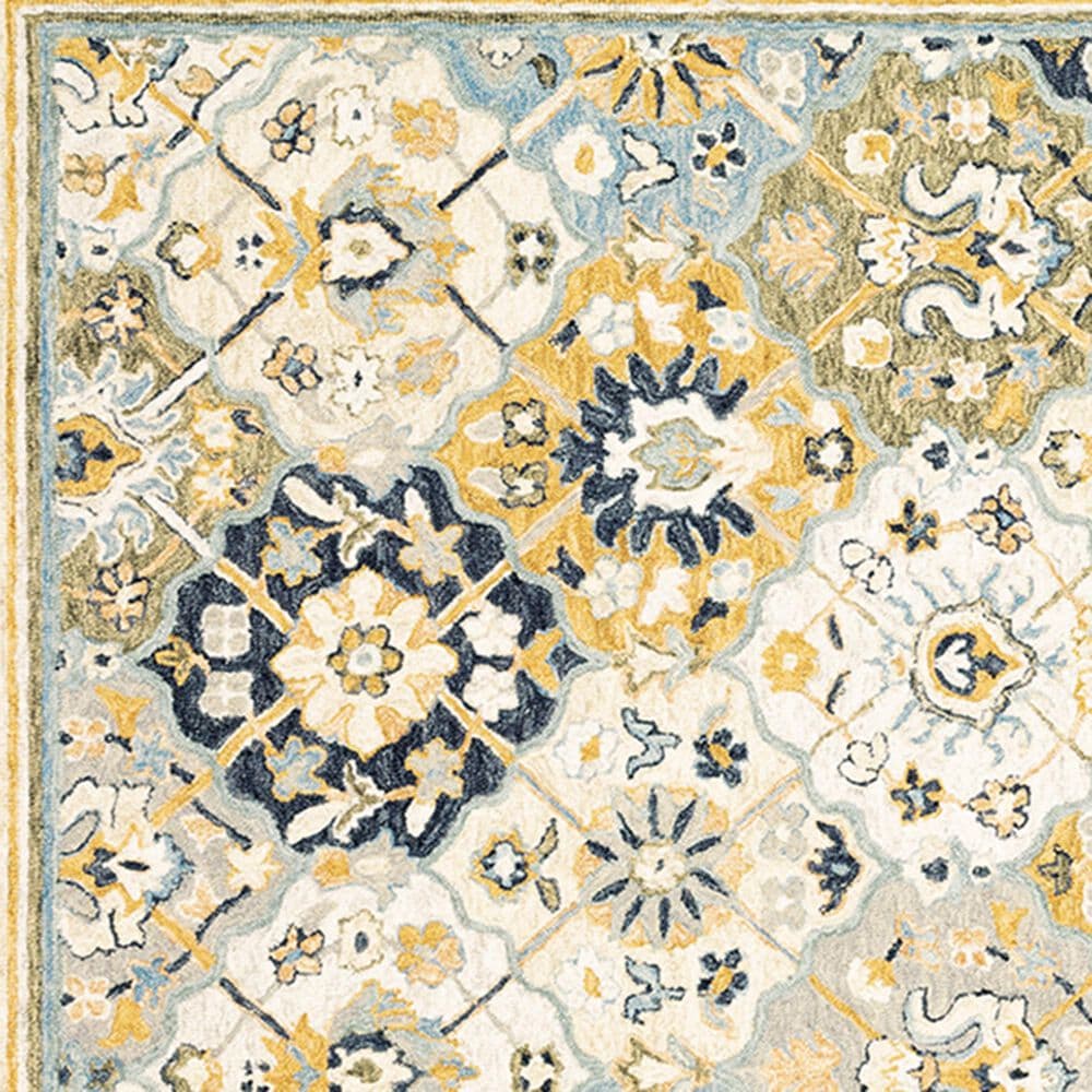 Oriental Weavers Alfresco Floral 28406 10&#39; x 13&#39; Blue Area Rug, , large